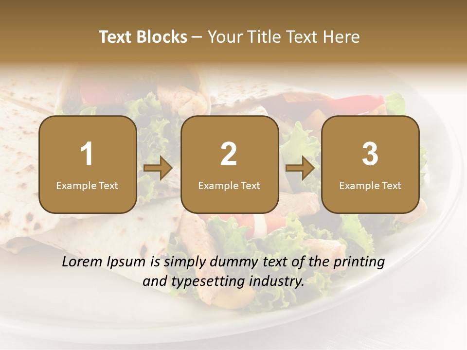 Barbecue Mexican Antipasto PowerPoint Template