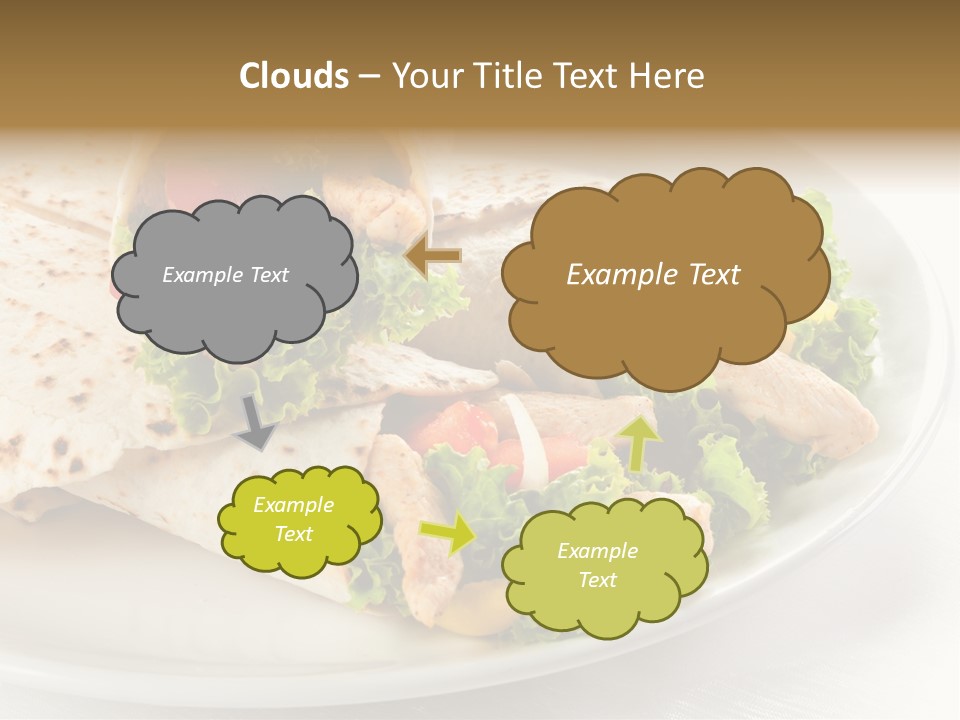 Barbecue Mexican Antipasto PowerPoint Template