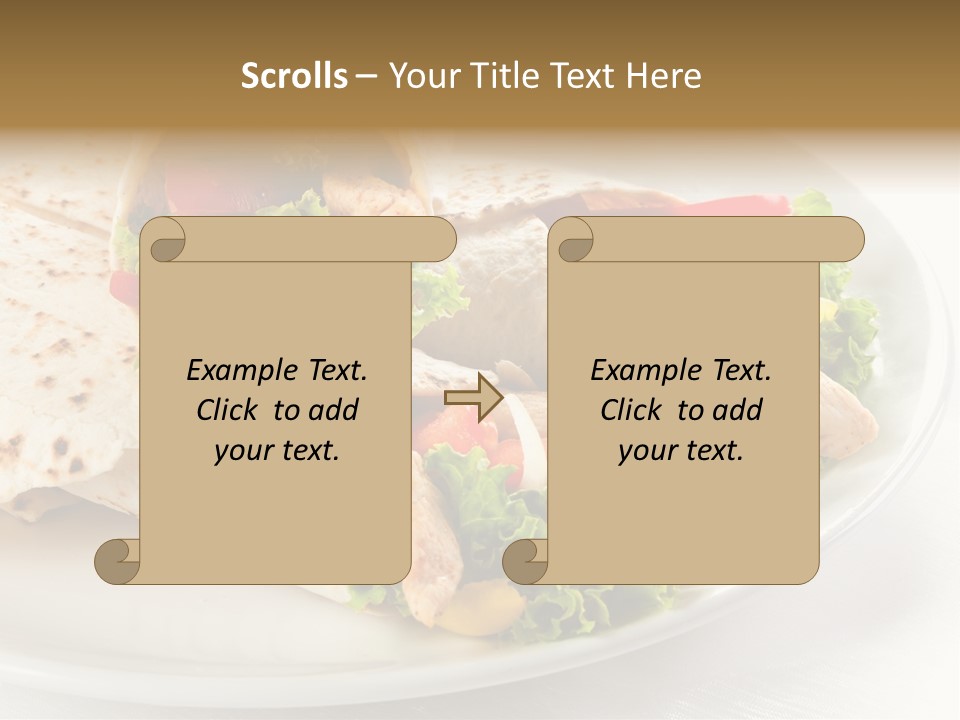 Barbecue Mexican Antipasto PowerPoint Template