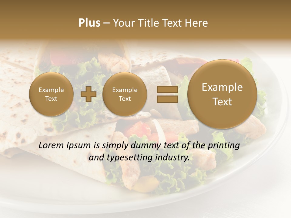 Barbecue Mexican Antipasto PowerPoint Template