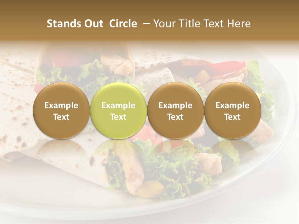 Barbecue Mexican Antipasto PowerPoint Template