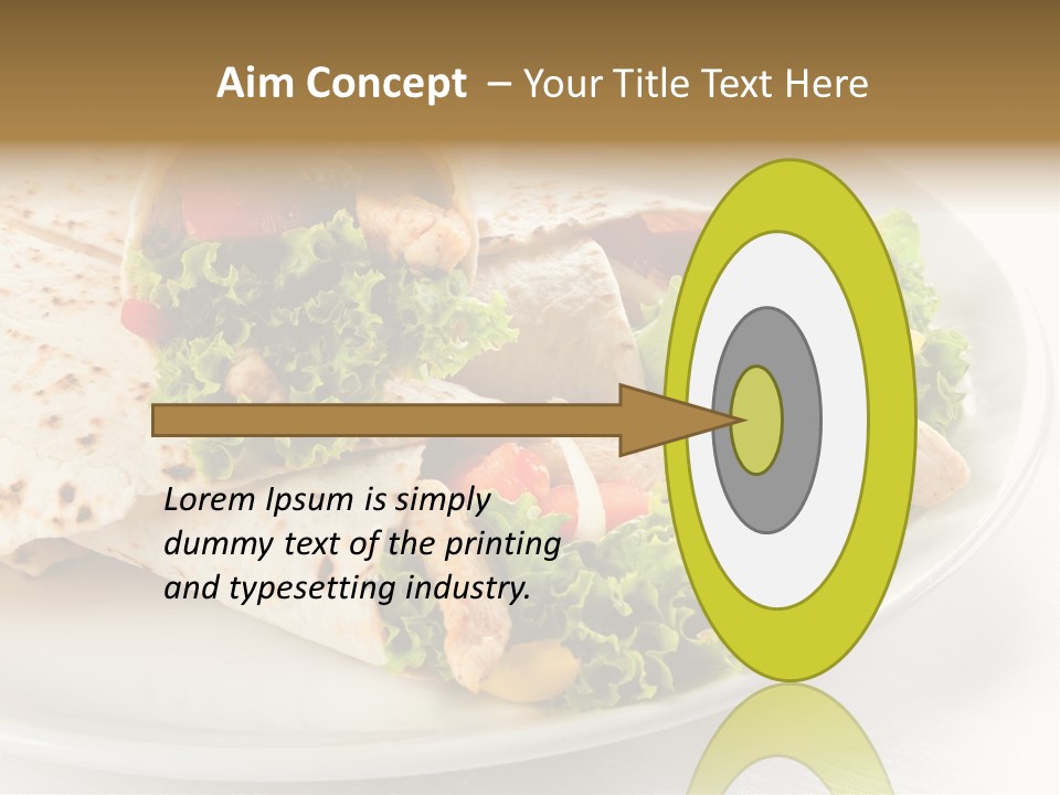 Barbecue Mexican Antipasto PowerPoint Template