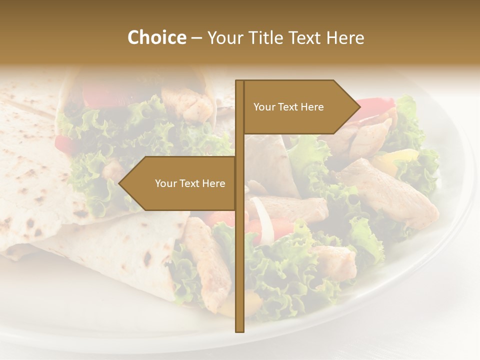 Barbecue Mexican Antipasto PowerPoint Template