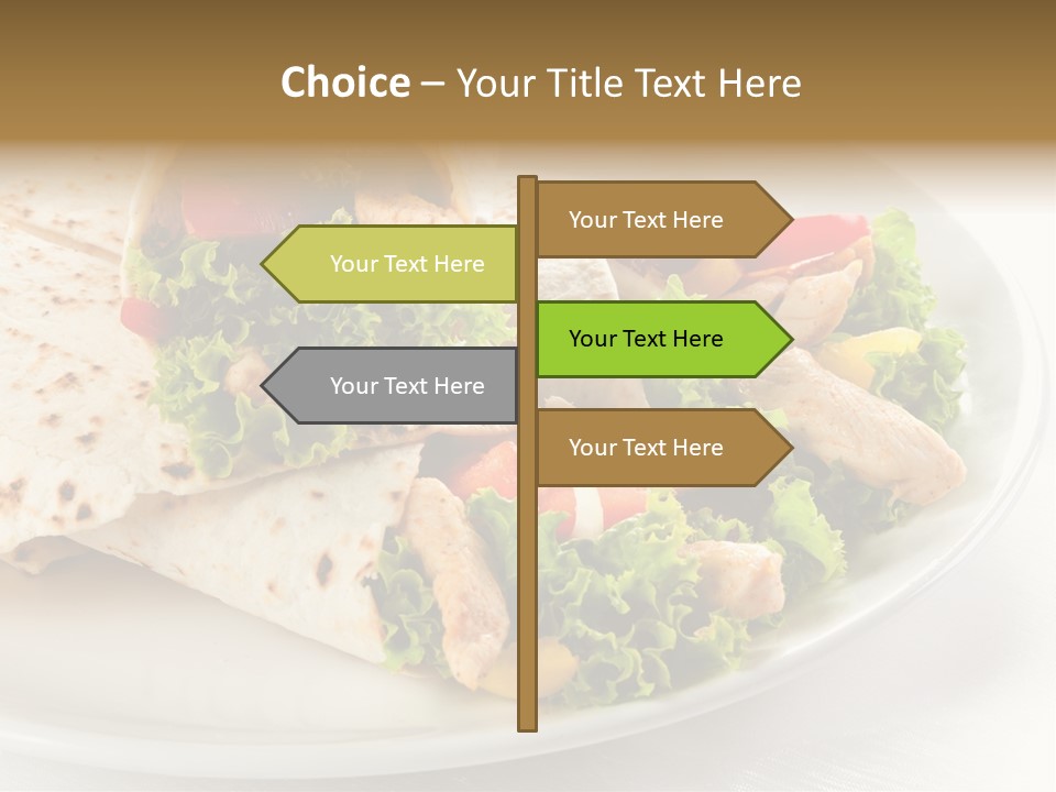 Barbecue Mexican Antipasto PowerPoint Template