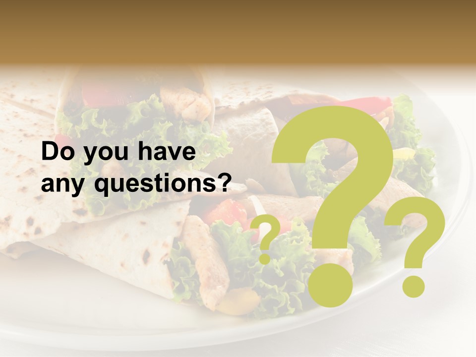 Barbecue Mexican Antipasto PowerPoint Template