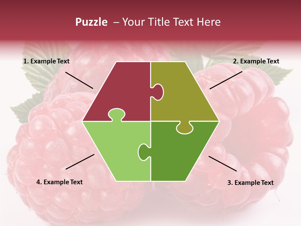 Berry Fresh Raspberry PowerPoint Template