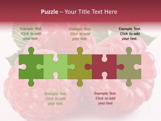 Berry Fresh Raspberry PowerPoint Template