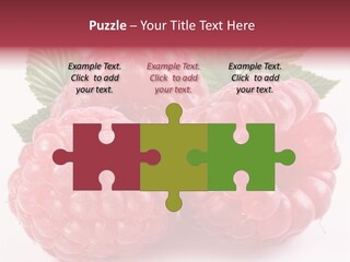 Berry Fresh Raspberry PowerPoint Template