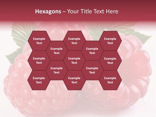 Berry Fresh Raspberry PowerPoint Template