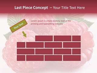 Berry Fresh Raspberry PowerPoint Template