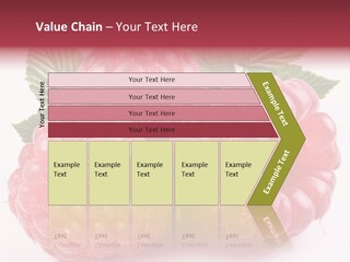 Berry Fresh Raspberry PowerPoint Template