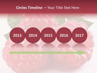 Berry Fresh Raspberry PowerPoint Template