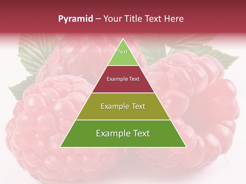 Berry Fresh Raspberry PowerPoint Template