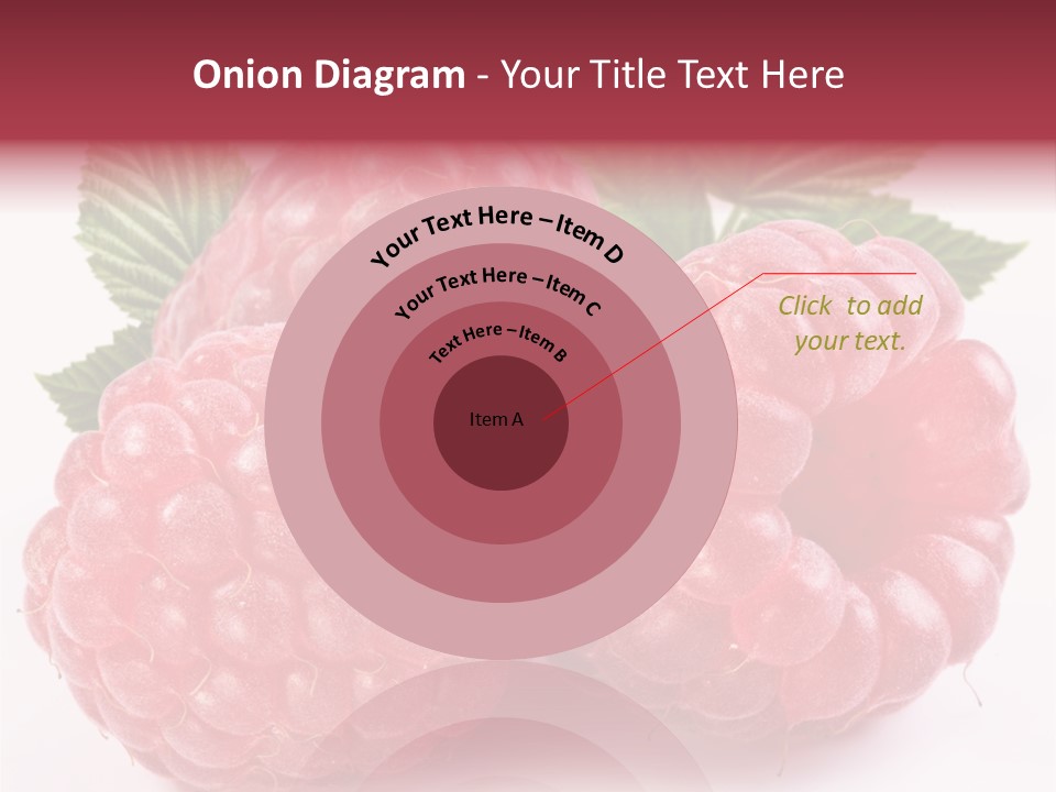 Berry Fresh Raspberry PowerPoint Template