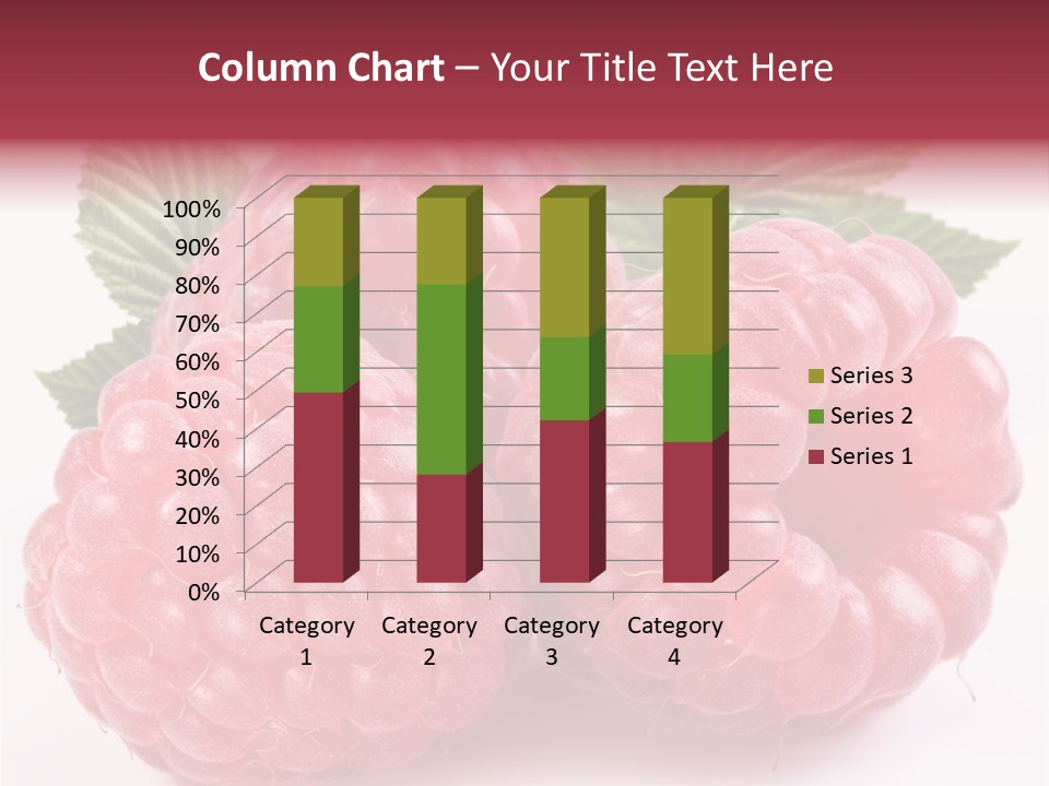 Berry Fresh Raspberry PowerPoint Template
