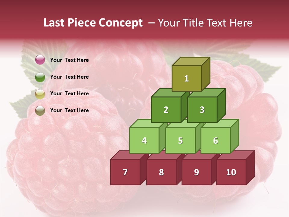 Berry Fresh Raspberry PowerPoint Template