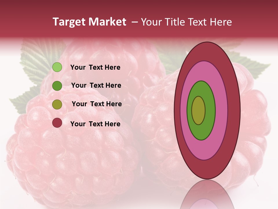 Berry Fresh Raspberry PowerPoint Template