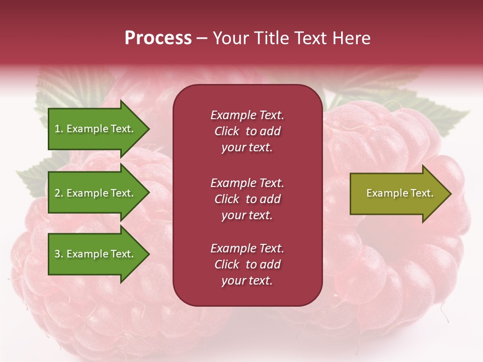 Berry Fresh Raspberry PowerPoint Template