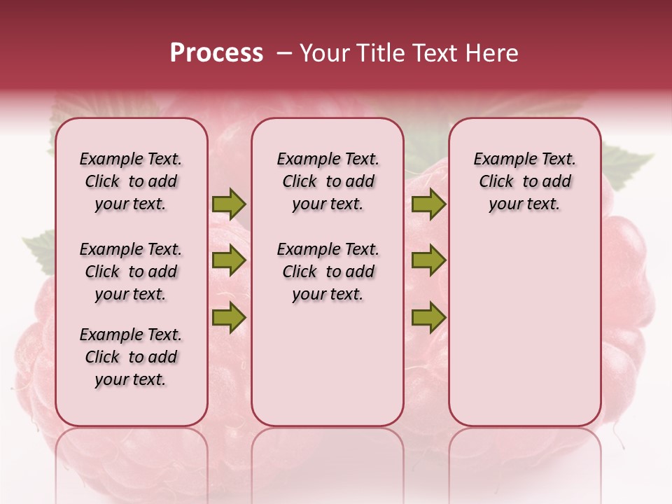 Berry Fresh Raspberry PowerPoint Template