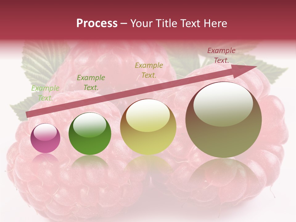 Berry Fresh Raspberry PowerPoint Template