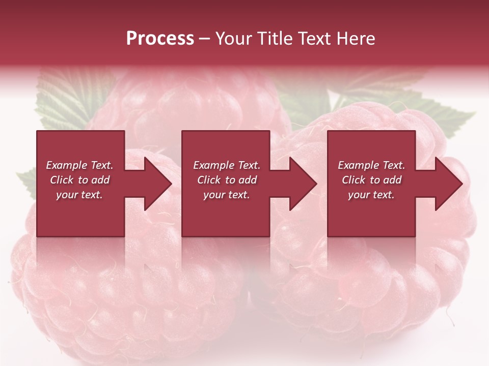 Berry Fresh Raspberry PowerPoint Template