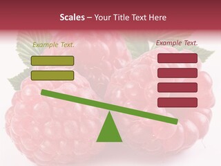 Berry Fresh Raspberry PowerPoint Template