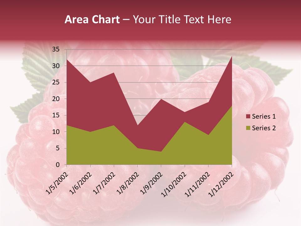 Berry Fresh Raspberry PowerPoint Template