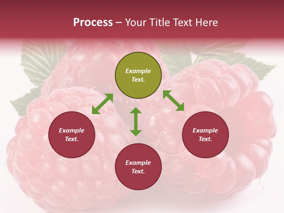 Berry Fresh Raspberry PowerPoint Template
