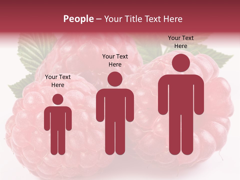 Berry Fresh Raspberry PowerPoint Template