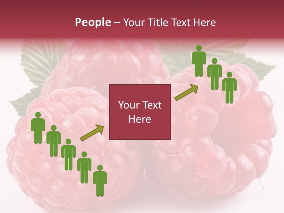 Berry Fresh Raspberry PowerPoint Template