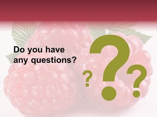 Berry Fresh Raspberry PowerPoint Template