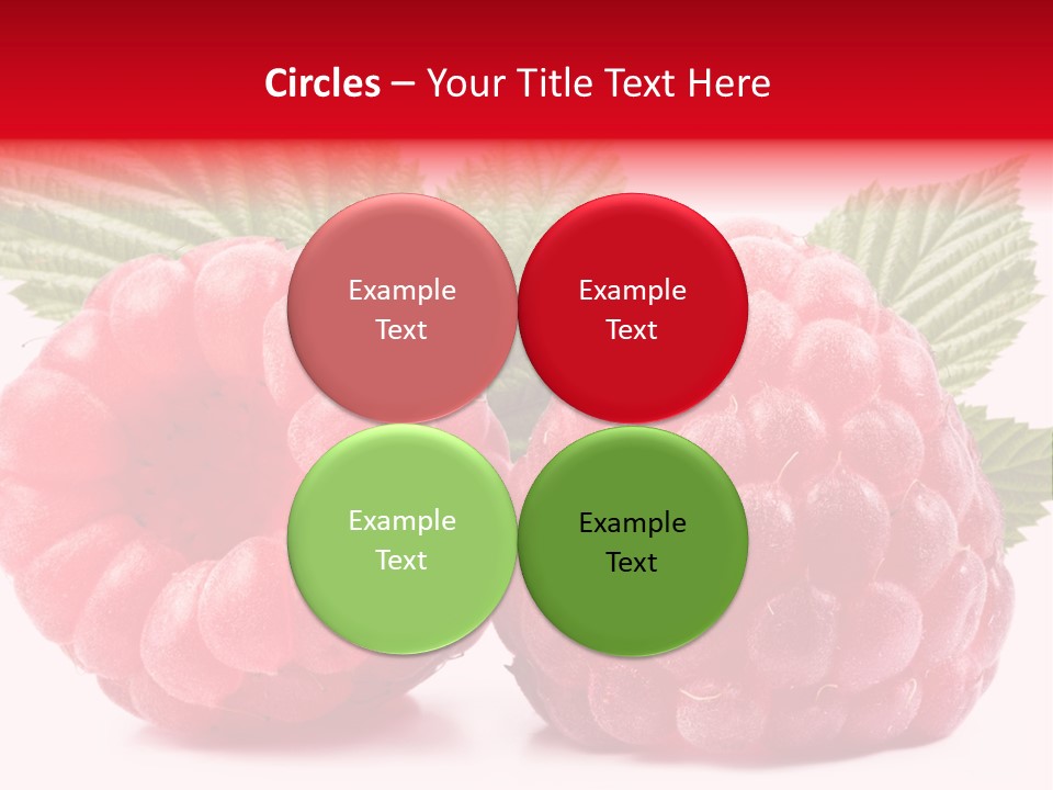 Vegetarian White Shot PowerPoint Template