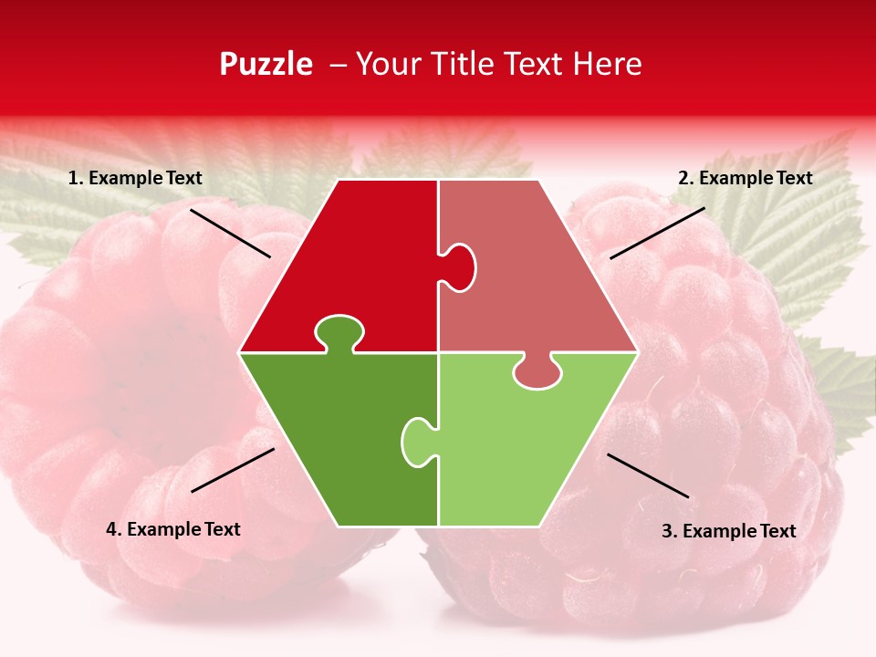 Vegetarian White Shot PowerPoint Template