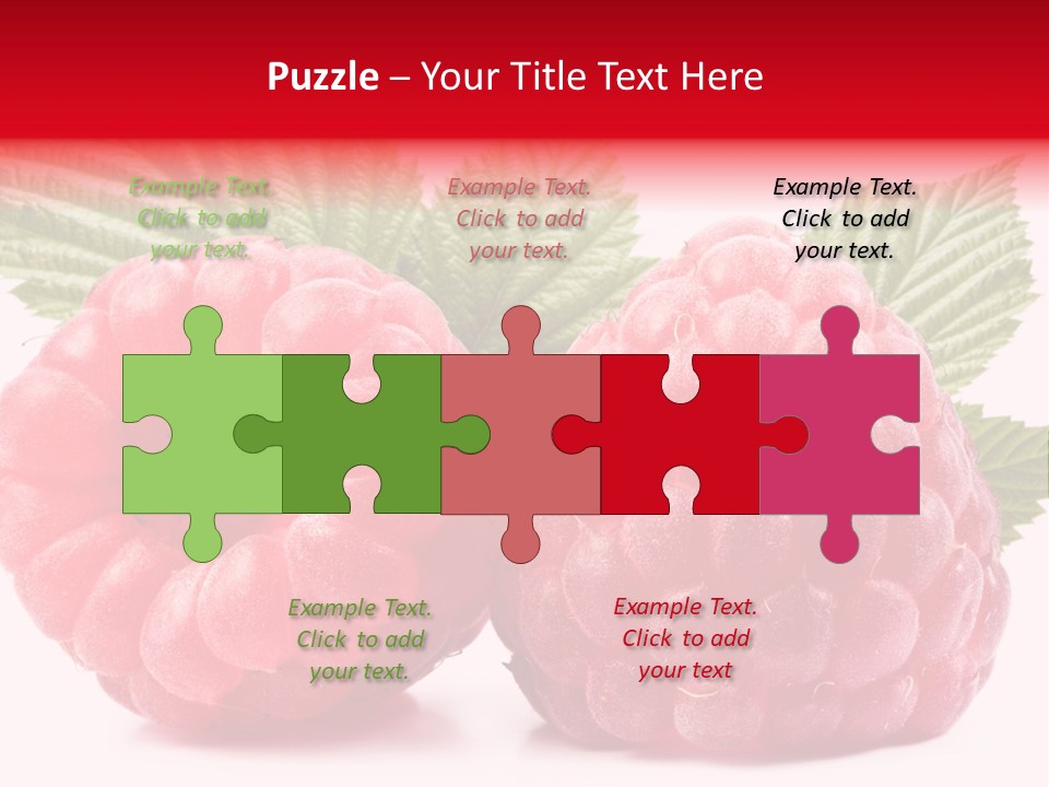 Vegetarian White Shot PowerPoint Template