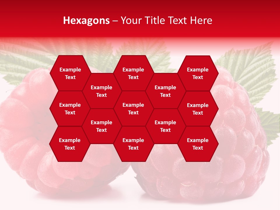 Vegetarian White Shot PowerPoint Template