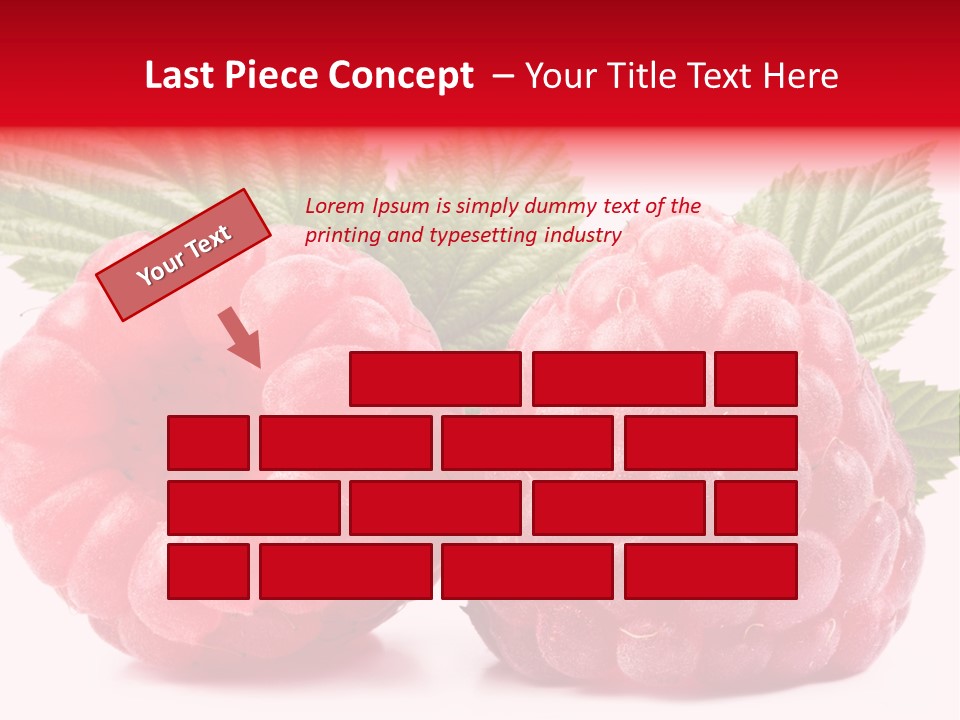 Vegetarian White Shot PowerPoint Template