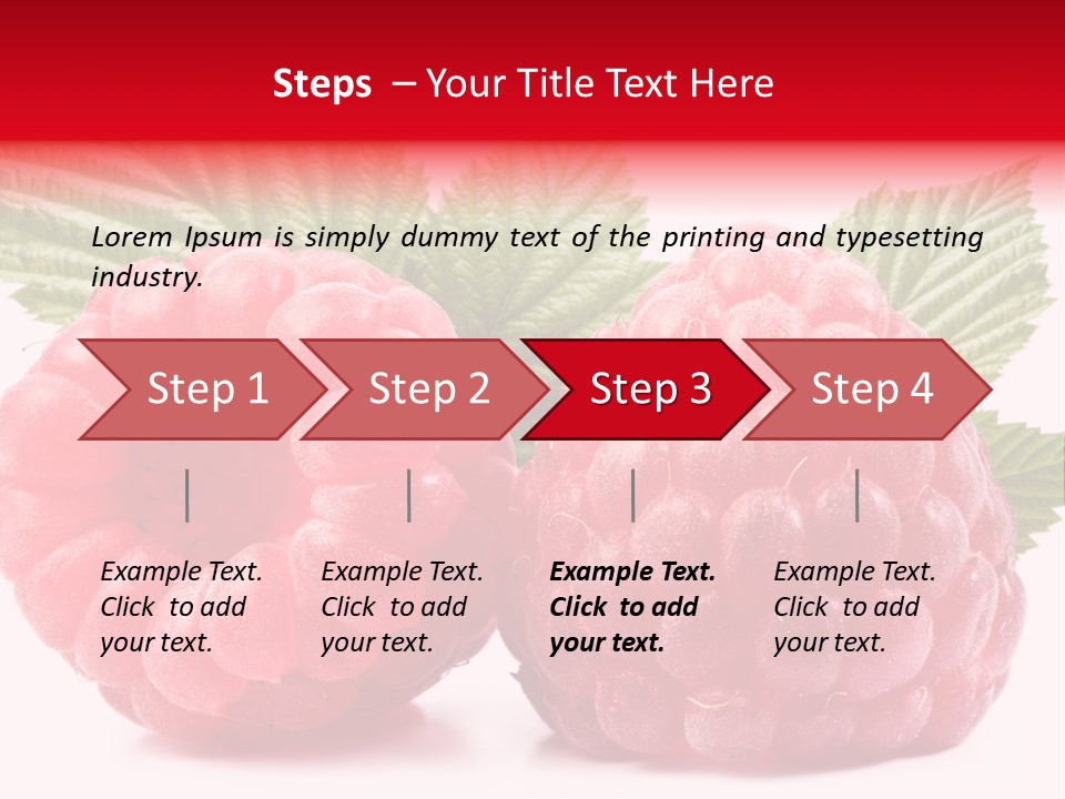 Vegetarian White Shot PowerPoint Template