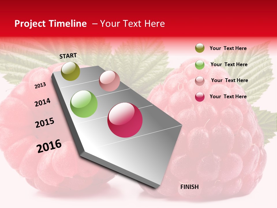 Vegetarian White Shot PowerPoint Template