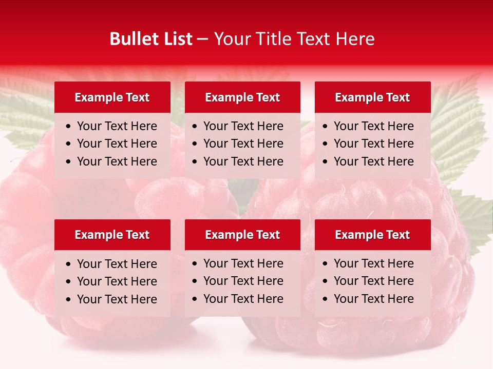 Vegetarian White Shot PowerPoint Template