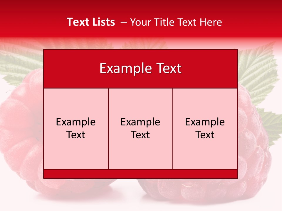 Vegetarian White Shot PowerPoint Template