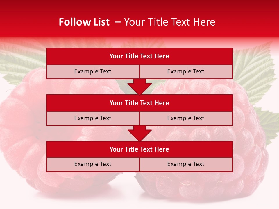Vegetarian White Shot PowerPoint Template