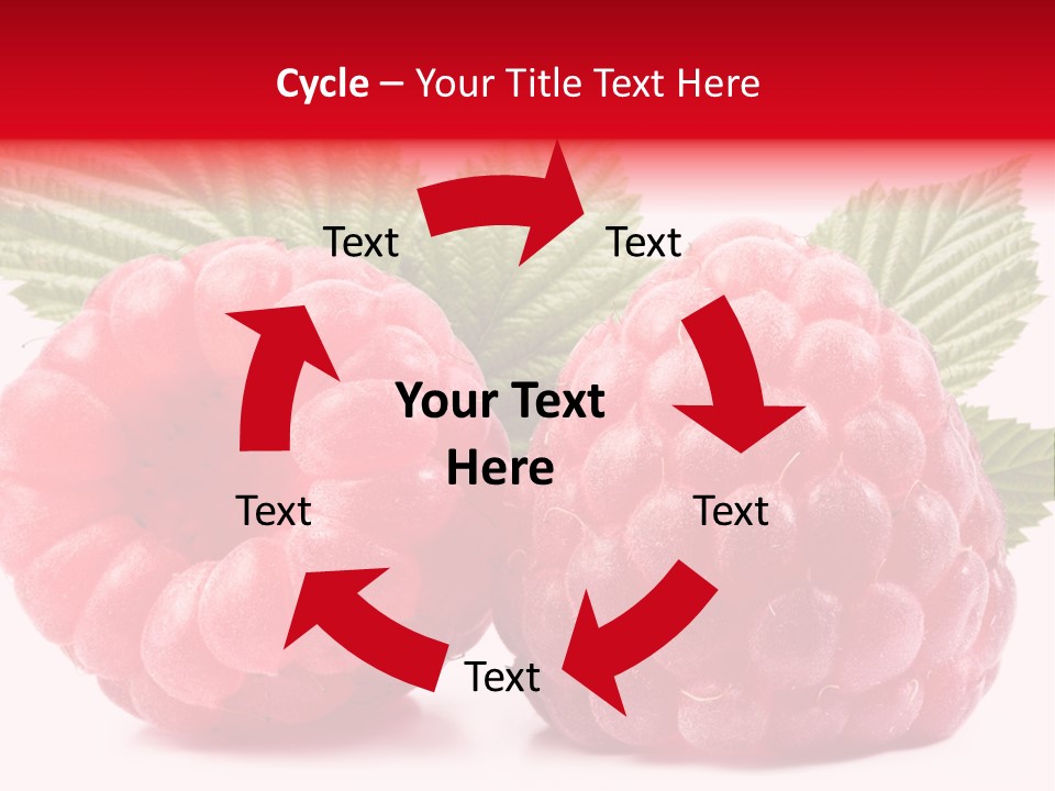 Vegetarian White Shot PowerPoint Template