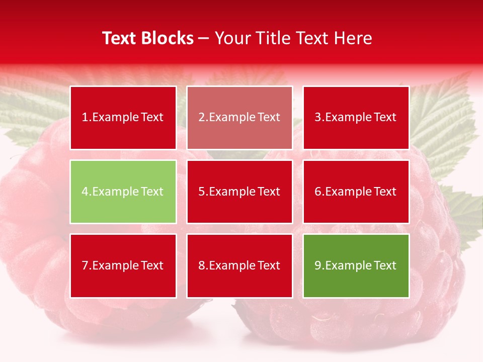 Vegetarian White Shot PowerPoint Template