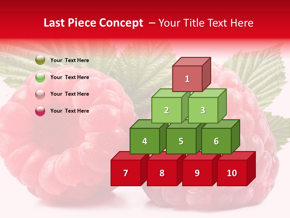 Vegetarian White Shot PowerPoint Template