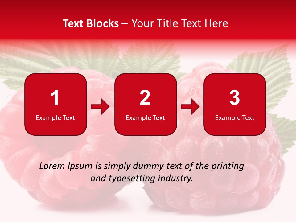 Vegetarian White Shot PowerPoint Template