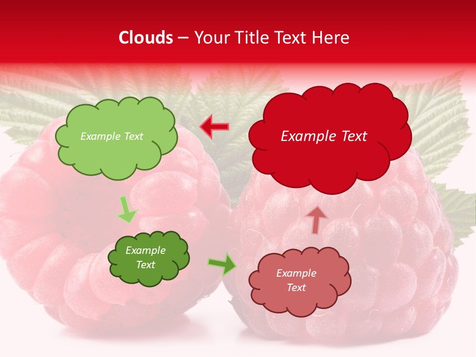 Vegetarian White Shot PowerPoint Template