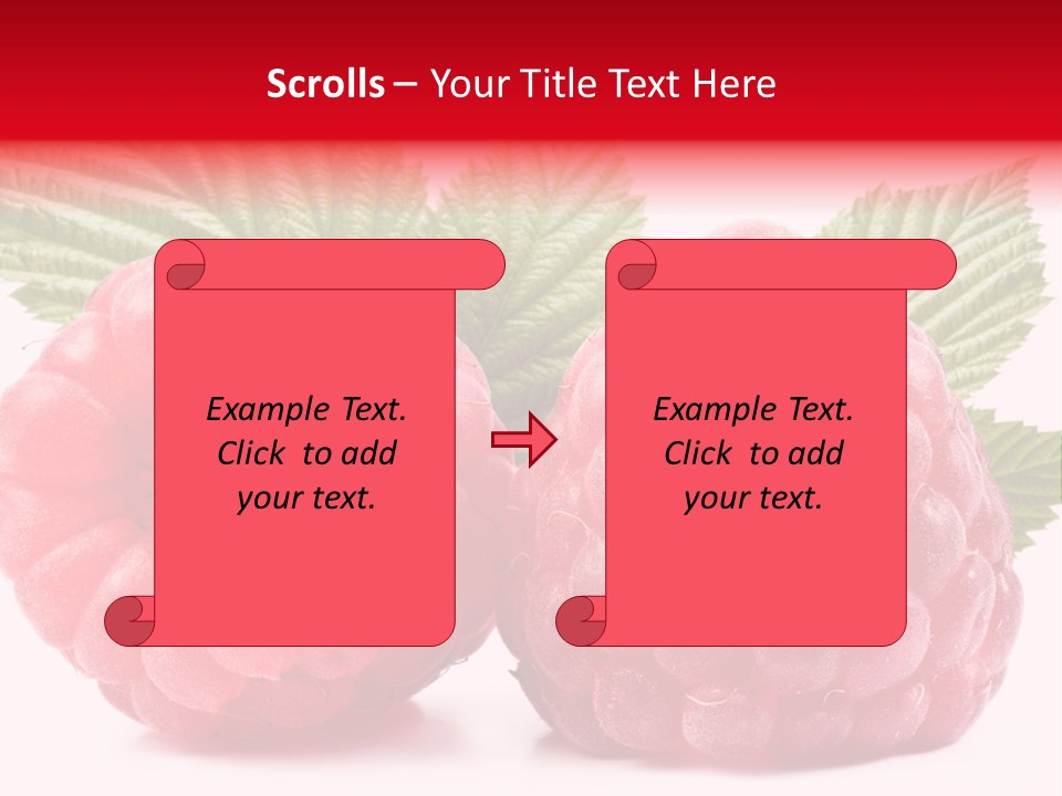 Vegetarian White Shot PowerPoint Template