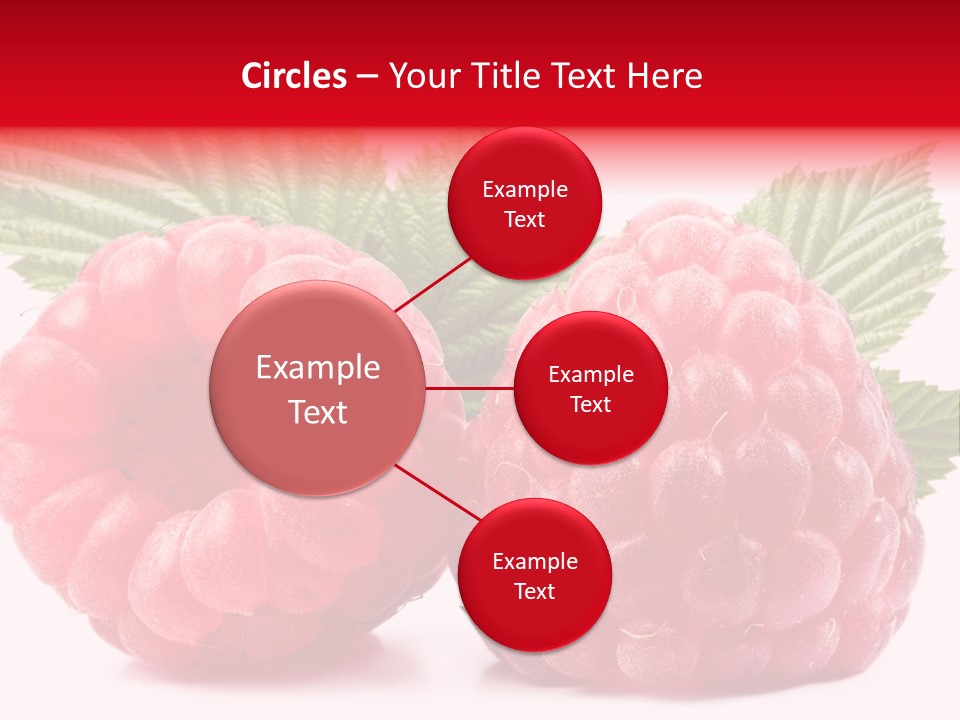 Vegetarian White Shot PowerPoint Template