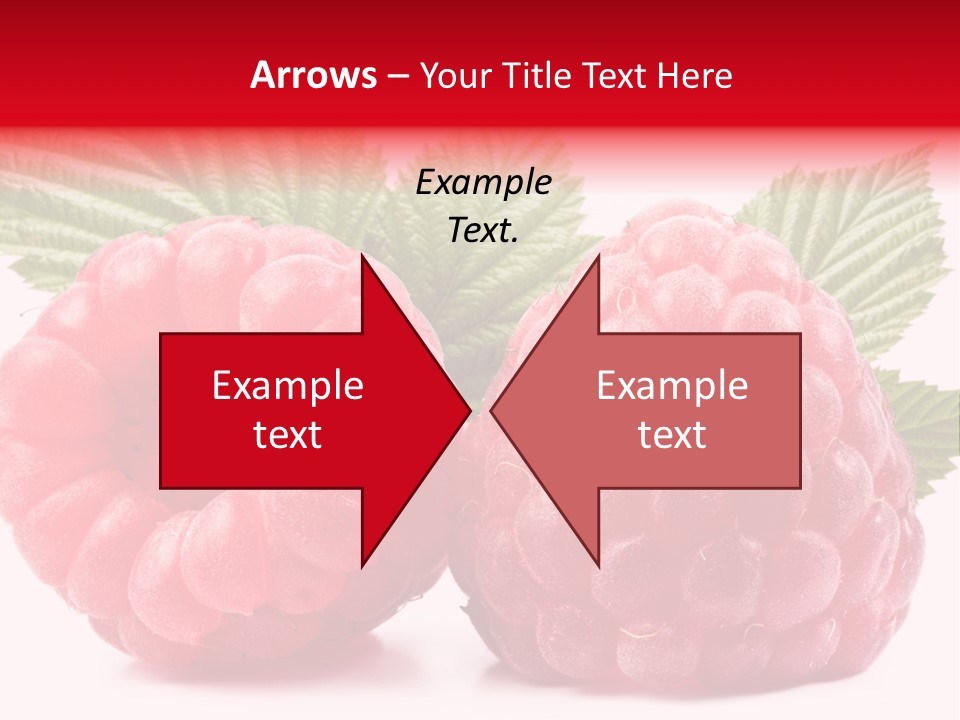 Vegetarian White Shot PowerPoint Template