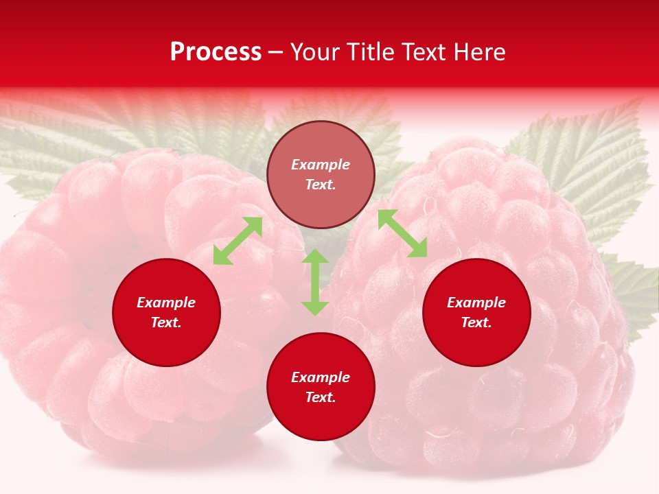 Vegetarian White Shot PowerPoint Template